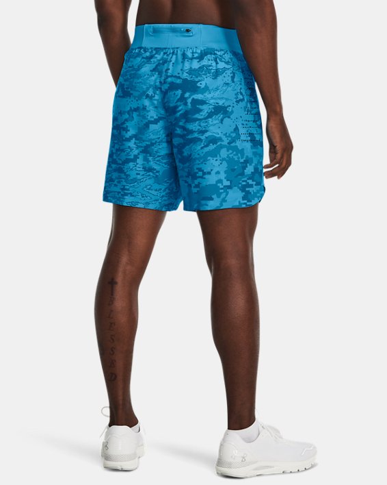 Men's UA Speedpocket 7'' Shorts, Blue, pdpMainDesktop image number 1